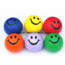 Mini Hot-Sell colorido sonrisa estrés emoción suave Jumping Ball Toy